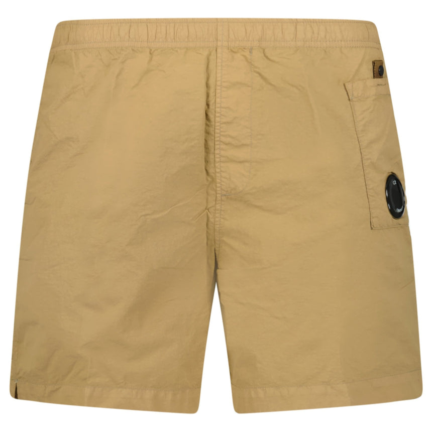 CP Company Flatt Nylon Lens - Detail Swim Shorts Sand - Boinclo - Outlet Sale Under Retail