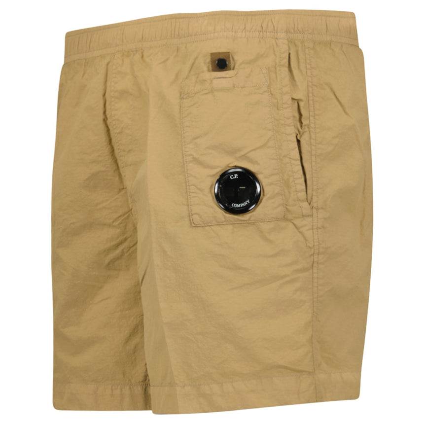 CP Company Flatt Nylon Lens - Detail Swim Shorts Sand - Boinclo - Outlet Sale Under Retail