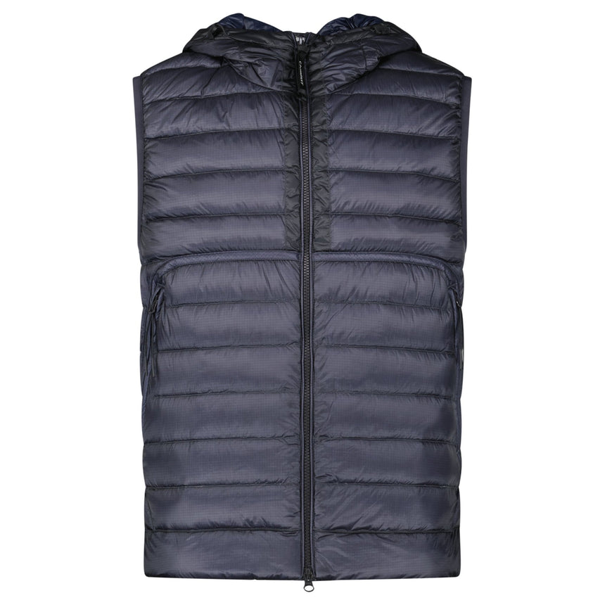 C.P. Company Goggle Down Gilet in Navy - Boinclo - Outlet Sale Under Retail