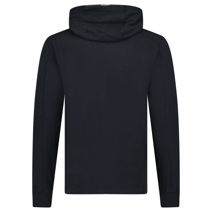CP Company Hooded Lens Light Fleece Sweatshirt Black - Boinclo - Outlet Sale Under Retail