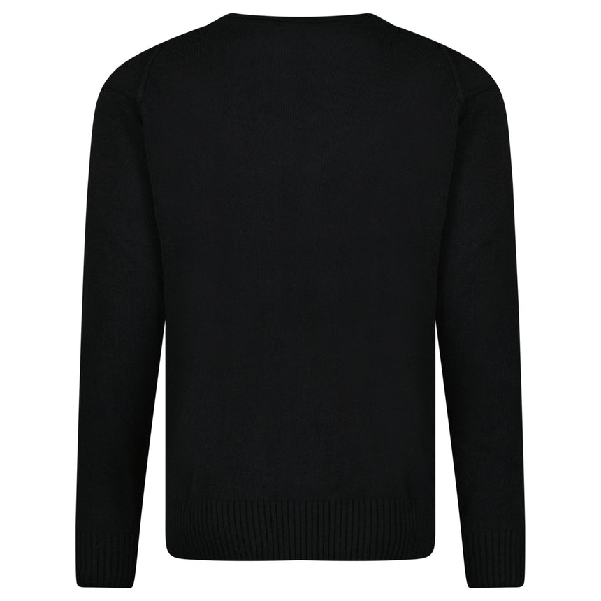 CP Company Lambswool GRS Crew Neck Full Knit Black - Boinclo - Outlet Sale Under Retail