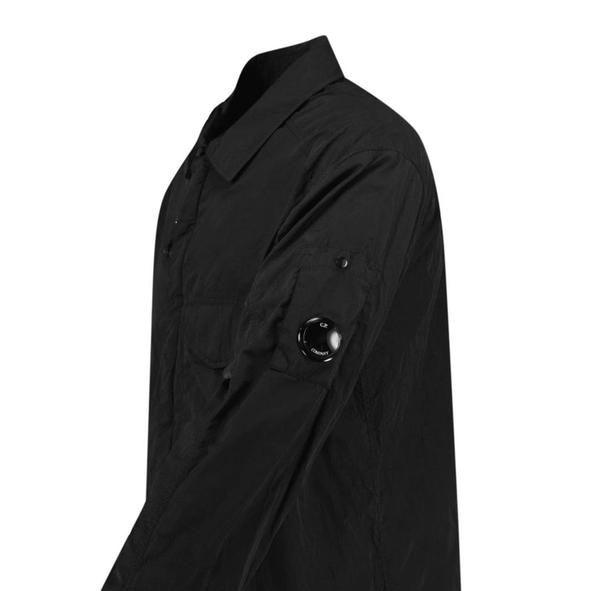 CP Company Lens Chrome - R Zip - Up Jacket Black - Boinclo - Outlet Sale Under Retail