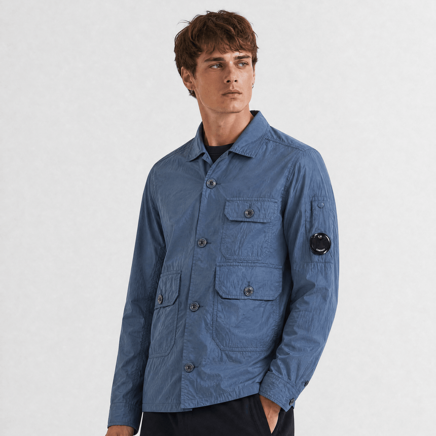 CP Company Lens Chrome-R Zip-Up Jacket in India Ink - Boinclo - Outlet Sale Under Retail
