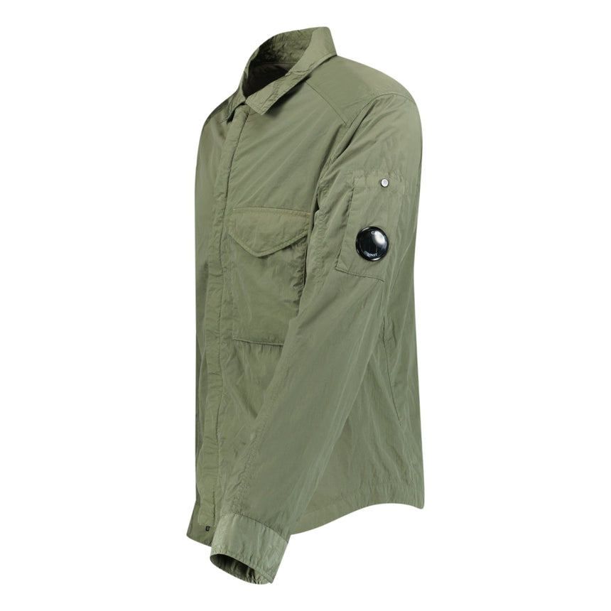 CP Company Lens Chrome Zip - Up Jacket Military Green - Boinclo ltd - Outlet Sale Under Retail