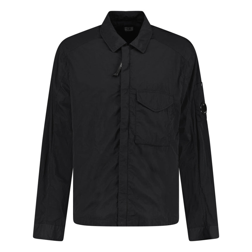 CP Company Lens Chrome-R Zip-Up Jacket Black