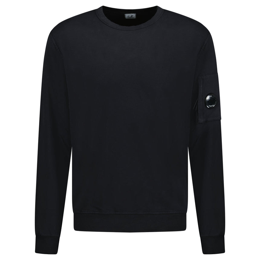 CP Company Lens Light Fleece Sweatshirt Black - Boinclo - Outlet Sale Under Retail