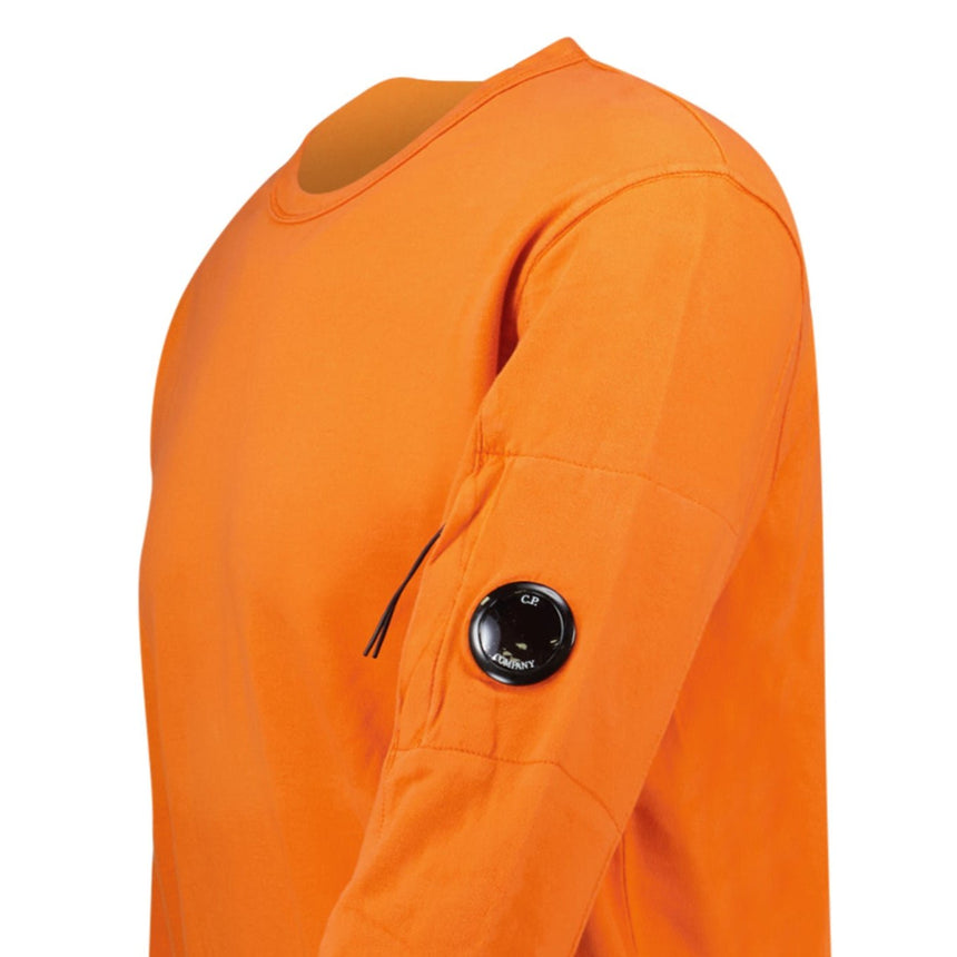 CP Company Lens Light Fleece Sweatshirt Orange - Boinclo - Outlet Sale Under Retail