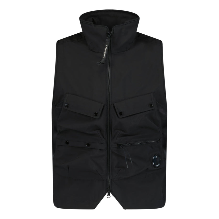 CP Company Lens Shell - R Vest Black - Boinclo ltd - Outlet Sale Under Retail