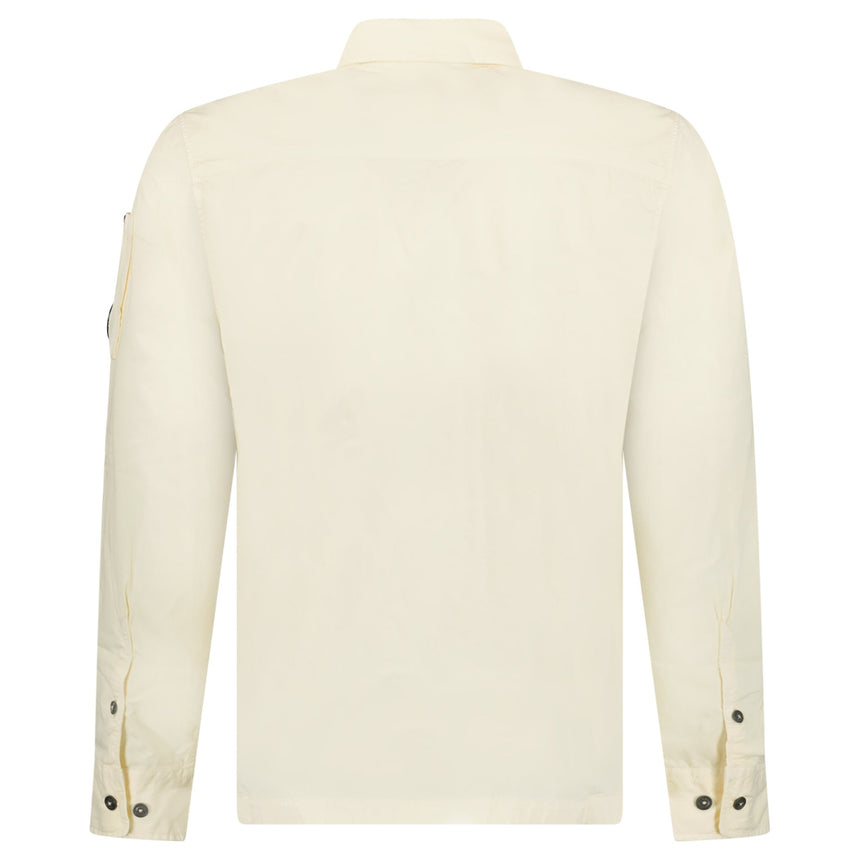 CP Company Lens Zip - Up Overshirt Pistachio Shell - Boinclo - Outlet Sale Under Retail