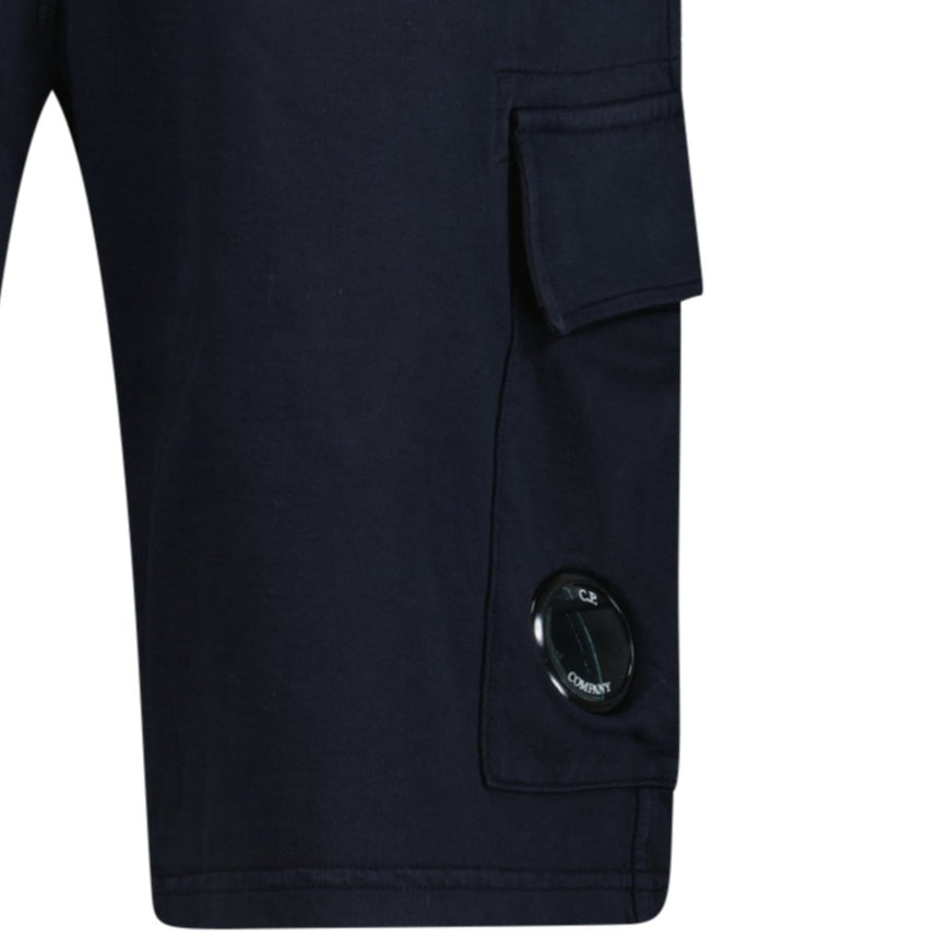 CP Company Light Fleece Lens Sweat Shorts Navy - Boinclo - Outlet Sale Under Retail