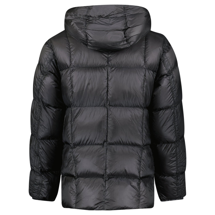 CP Company Long D.D. Shell Lens Down Jacket Black - Boinclo - Outlet Sale Under Retail