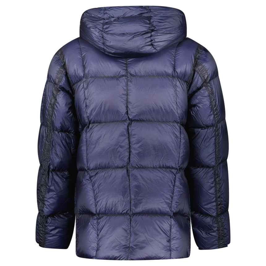 CP Company Long D.D. Shell Lens Down Jacket Estate Blue - Boinclo - Outlet Sale Under Retail