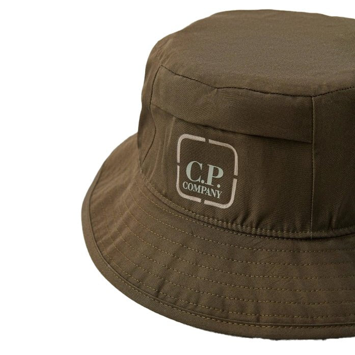 CP Company Metropolis Series Baffled Bucket Hat in Ivy Green - Boinclo - Outlet Sale Under Retail