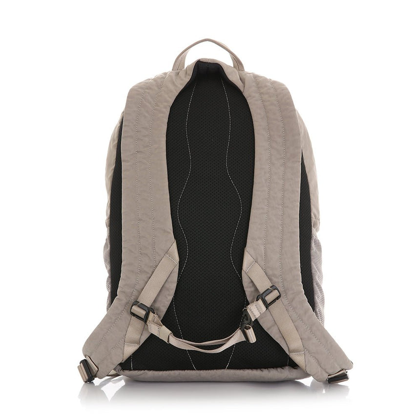CP Company Nylon B Lens Rucksack in Vintage Khaki - Boinclo - Outlet Sale Under Retail