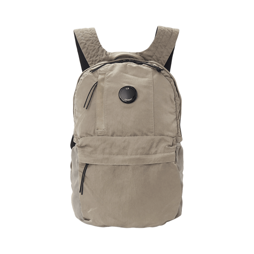 CP Company Nylon B Lens Rucksack in Vintage Khaki - Boinclo - Outlet Sale Under Retail