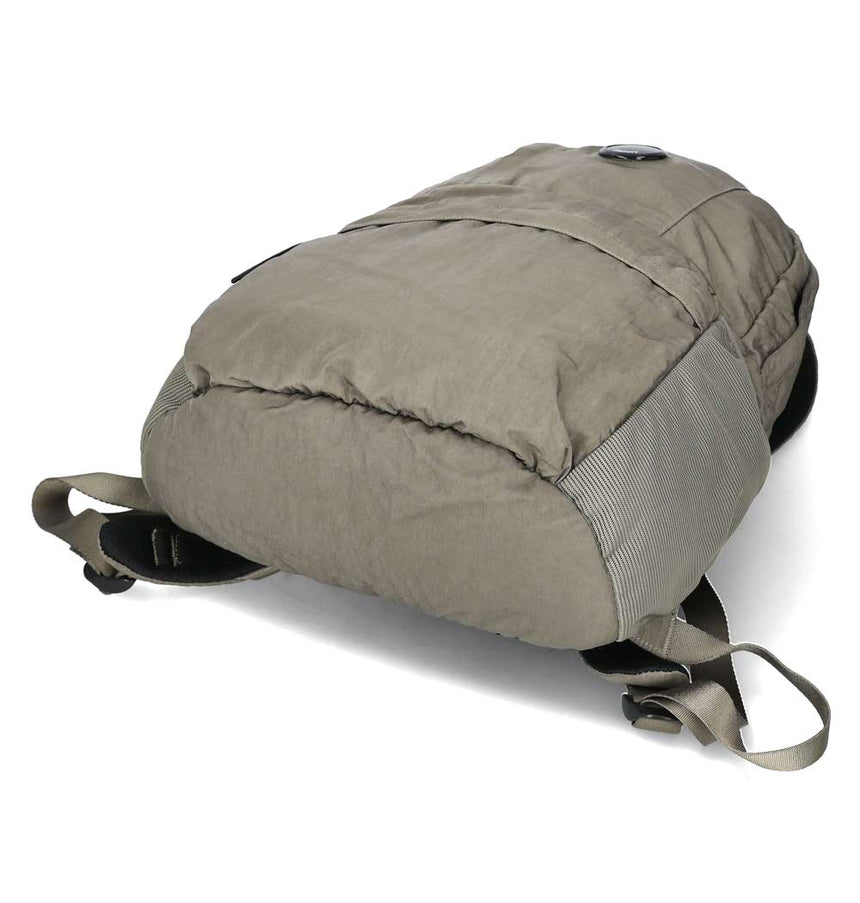 CP Company Nylon B Lens Rucksack in Vintage Khaki - Boinclo - Outlet Sale Under Retail