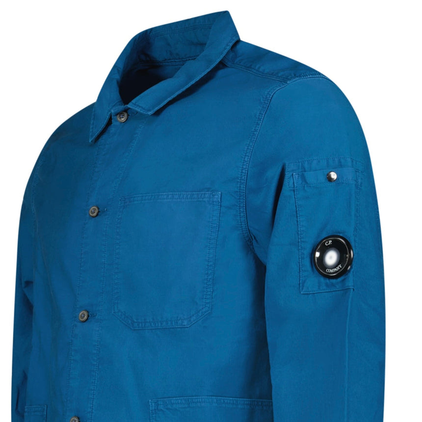 CP Company Ottoman Workwear Shirt in Blue - Boinclo - Outlet Sale Under Retail