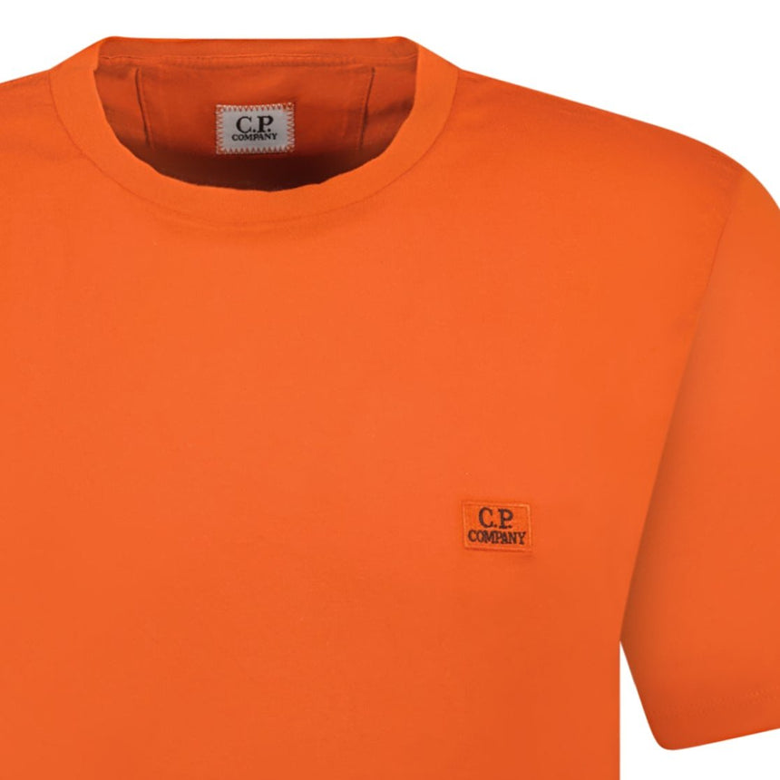 CP Company Patch Logo T-Shirt Orange - Boinclo - Outlet Sale Under Retail