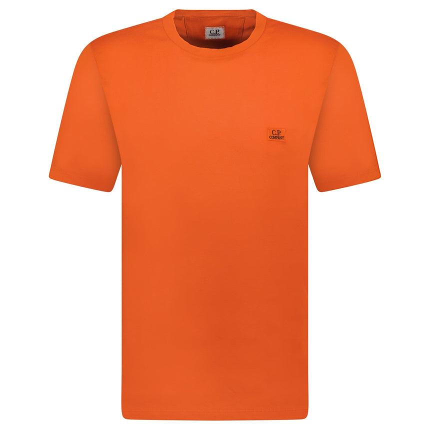 CP Company Patch Logo T-Shirt Orange - Boinclo - Outlet Sale Under Retail