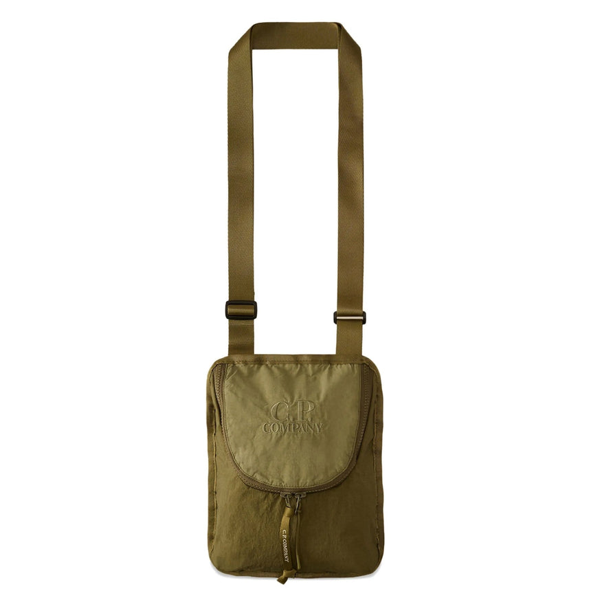 CP Company Plain Paper Touch Messenger Bag Military Green - Boinclo - Outlet Sale Under Retail