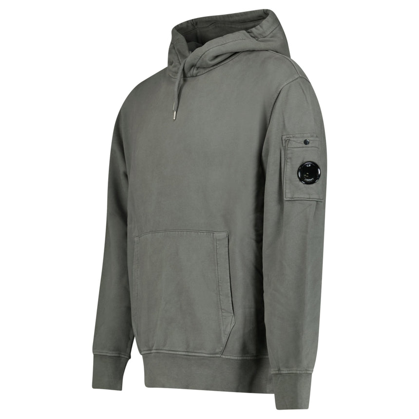 CP Company Pocket Lens Diagonal Emerized Hoodie Gunmetal - Boinclo - Outlet Sale Under Retail