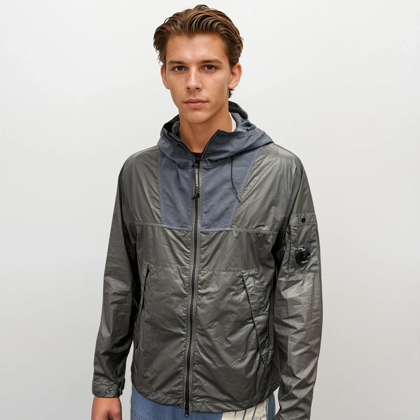 C.P. Company Smoked Pearl CS II Mixed Hooded Lens Jacket - Boinclo - Outlet Sale Under Retail