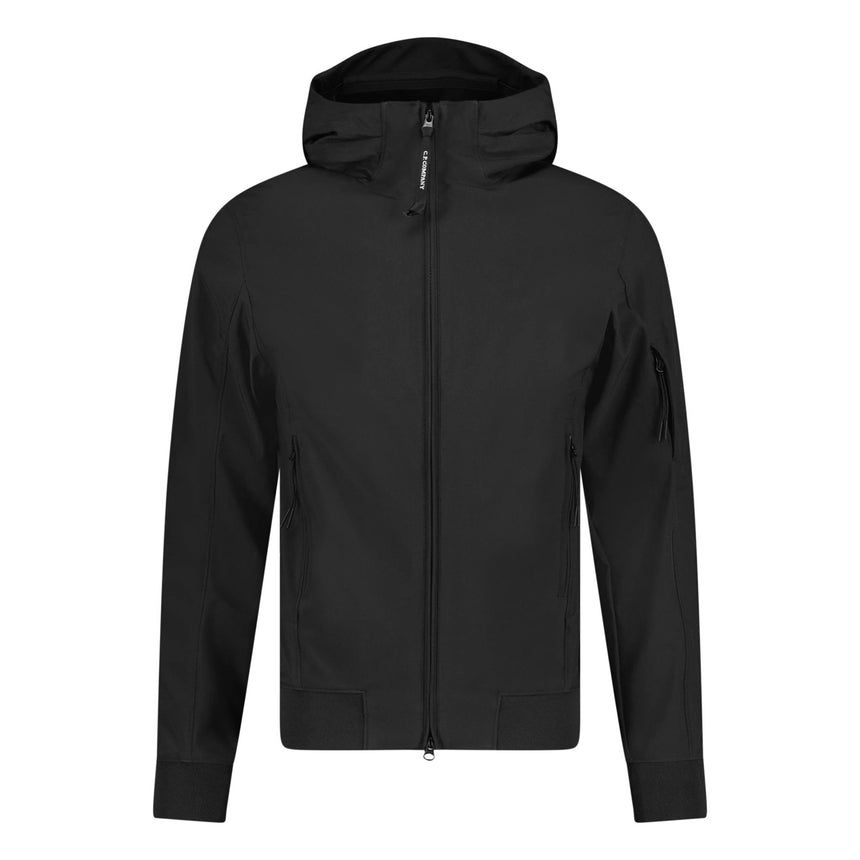 CP Company Softshell Arm Lens Jacket Black - Boinclo - Outlet Sale Under Retail