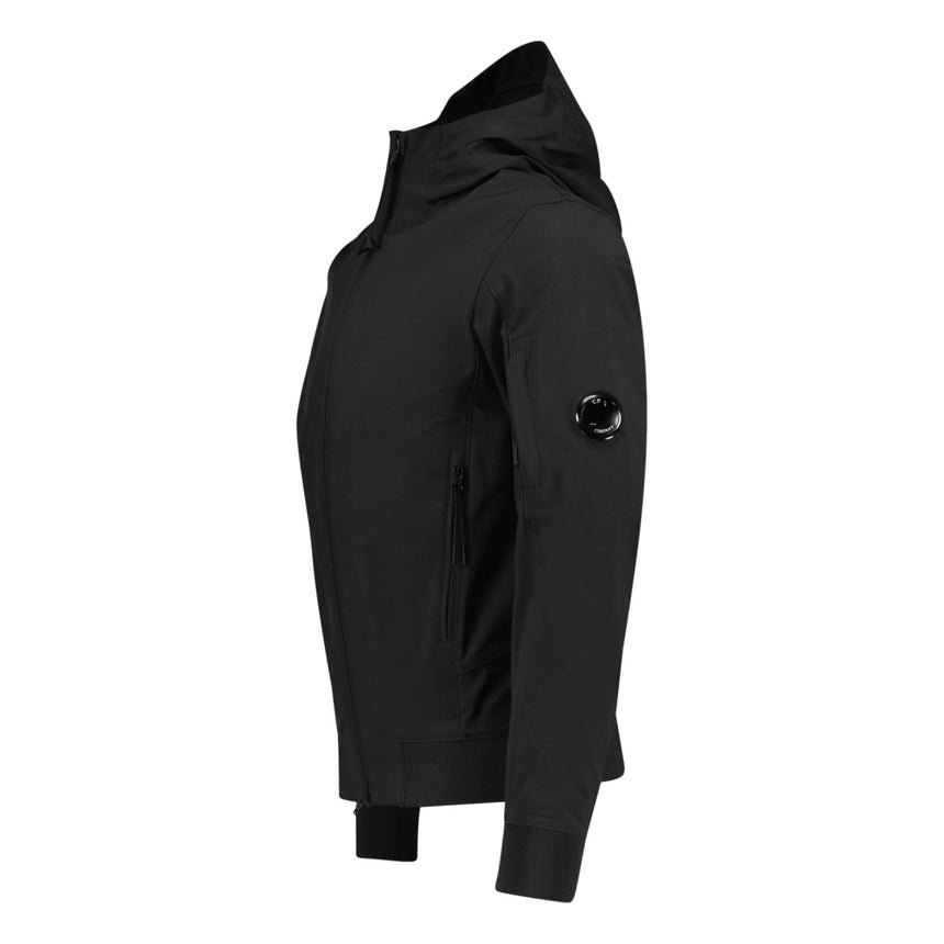 CP Company Softshell Arm Lens Jacket Black - Boinclo - Outlet Sale Under Retail