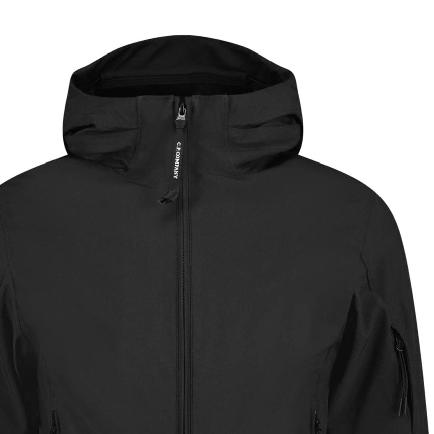 CP Company Softshell Arm Lens Jacket Black - Boinclo - Outlet Sale Under Retail