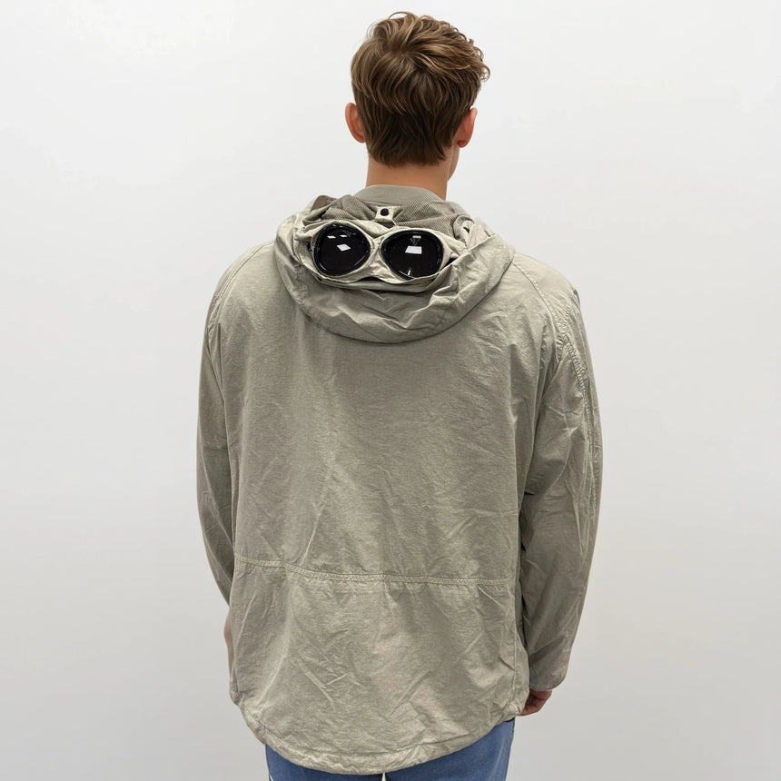C.P. Company Vintage Khaki Flatt Nylon Goggle Jacket - Boinclo - Outlet Sale Under Retail