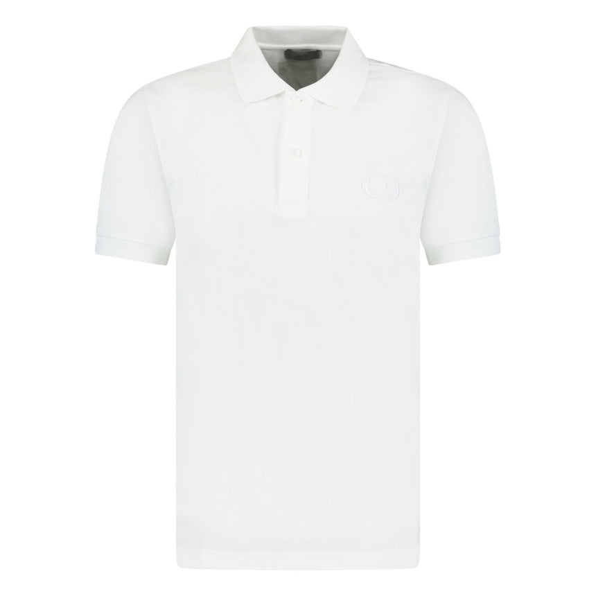 Dior 'CD Icon' Polo T Shirt White - Boinclo ltd - Outlet Sale Under Retail