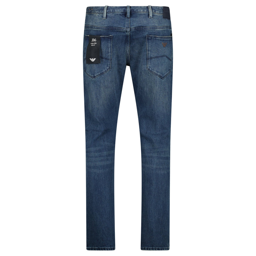 Emporio Armani J06 Slim Fit Jeans in Blue - Boinclo - Outlet Sale Under Retail