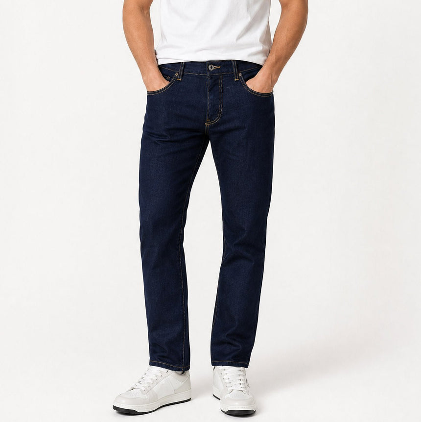 Emporio Armani J21 Regular Fit Jeans in Dark Blue - Boinclo - Outlet Sale Under Retail