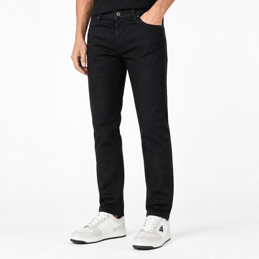 Emporio Armani J21 Regular Fit Jeans in Washed Black - Boinclo - Outlet Sale Under Retail