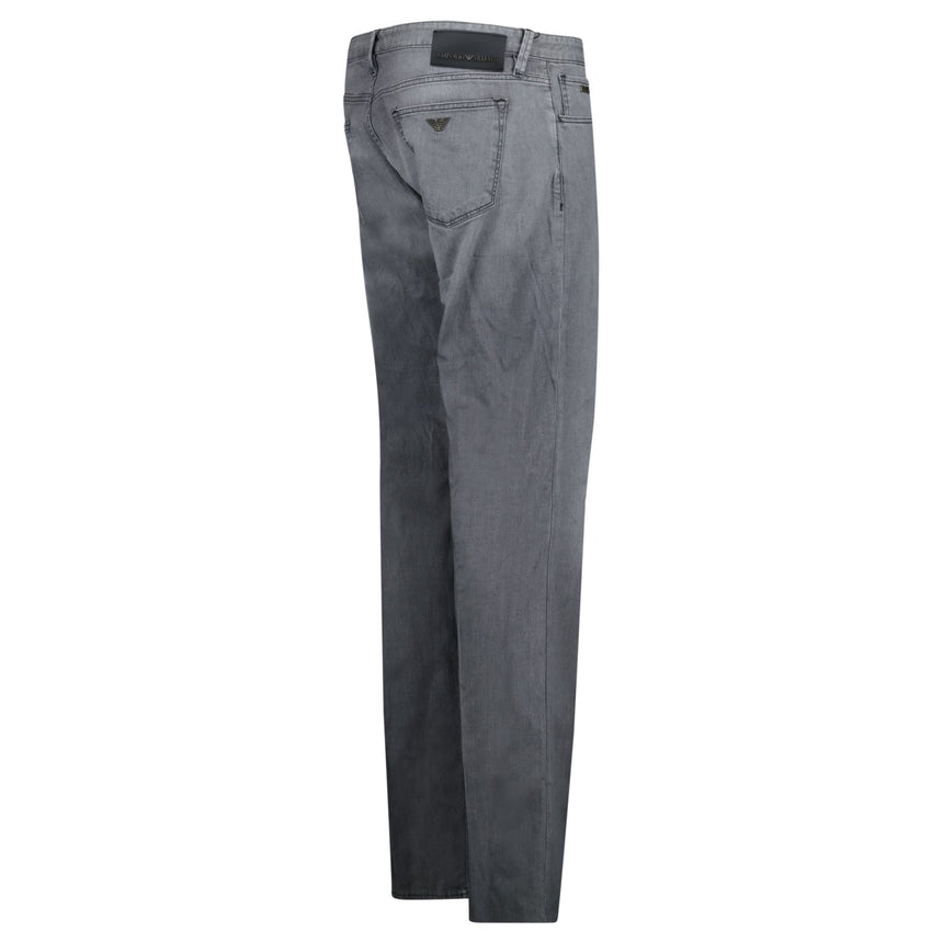 Emporio Armani J75 Slim Fit 5 Pocket Jeans Light Grey - Boinclo - Outlet Sale Under Retail