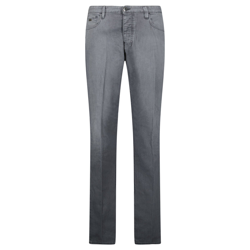 Emporio Armani J75 Slim Fit 5 Pocket Jeans Light Grey - Boinclo - Outlet Sale Under Retail