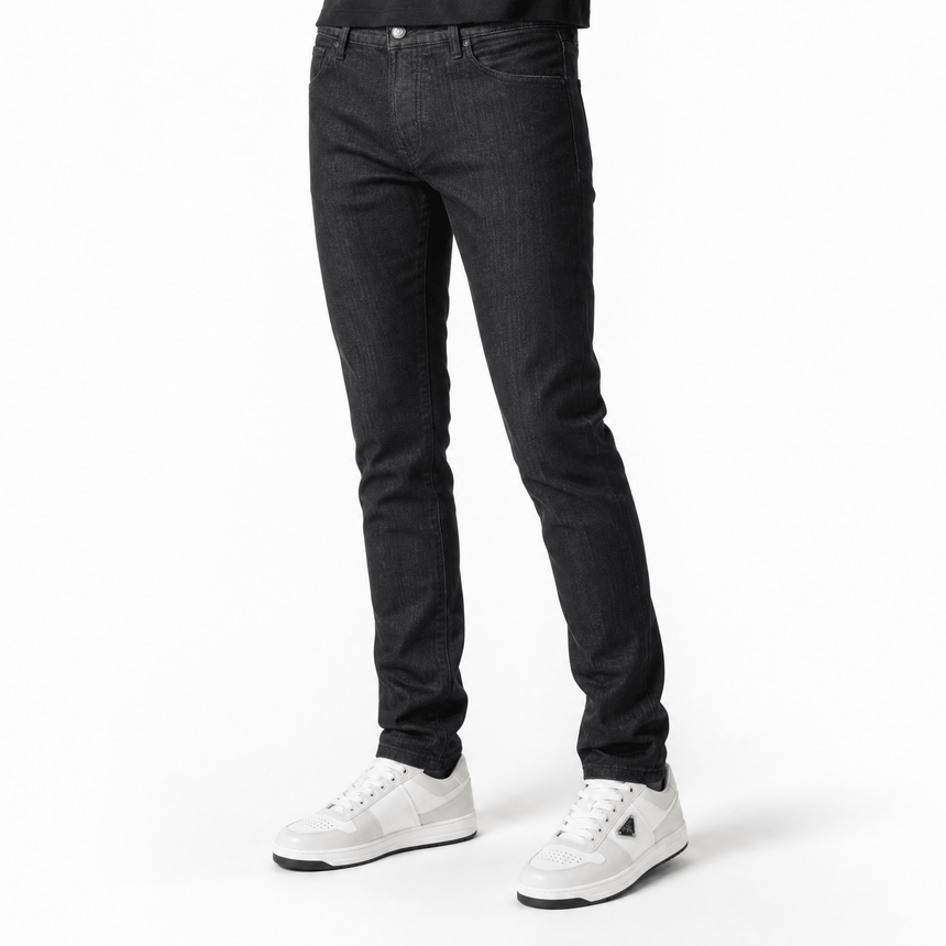 Emporio Armani J75 Slim Fit Jeans in Black - Boinclo - Outlet Sale Under Retail