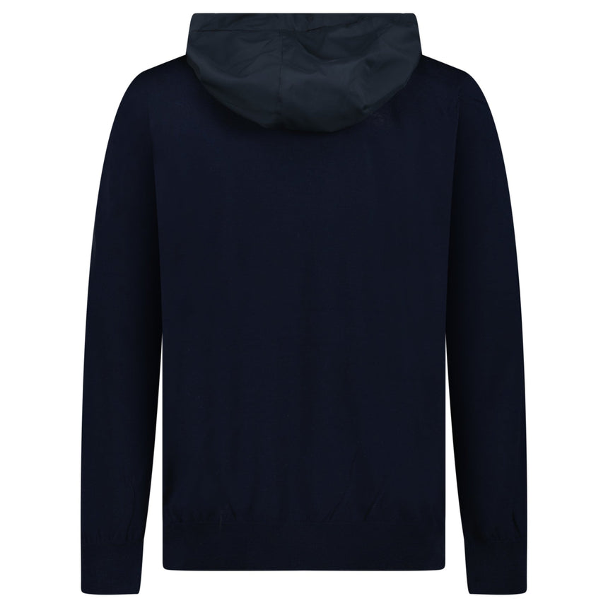 Gran Sasso Athleisure Hooded Jacket in Navy Blue - Boinclo - Outlet Sale Under Retail