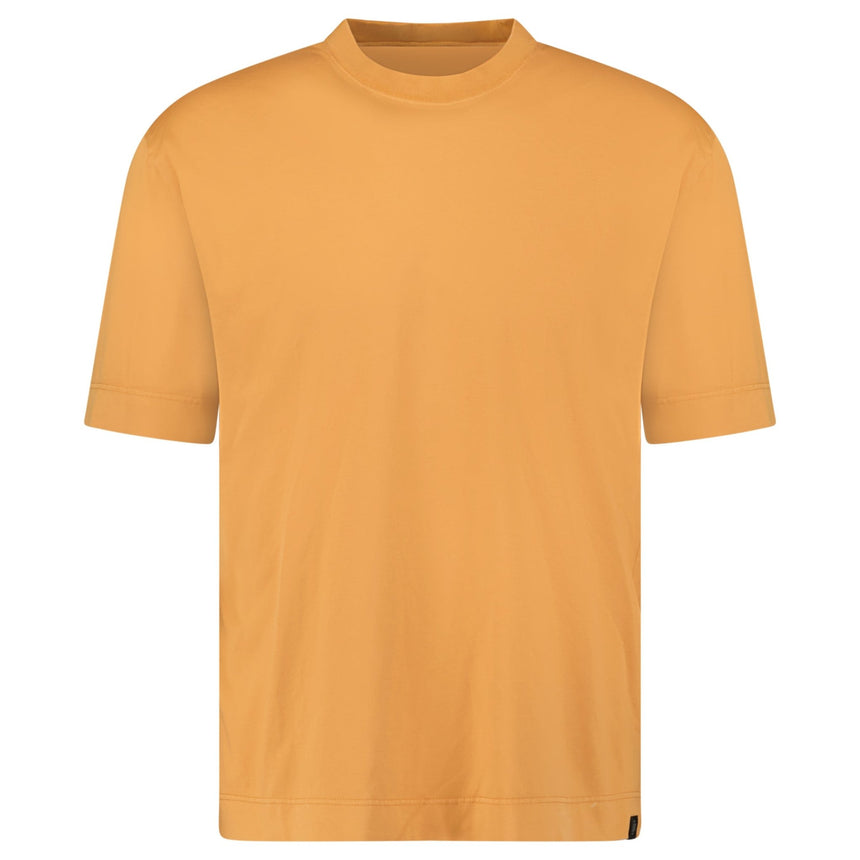 Gran Sasso Cotton Crewneck T-Shirt in Orange - Boinclo - Outlet Sale Under Retail
