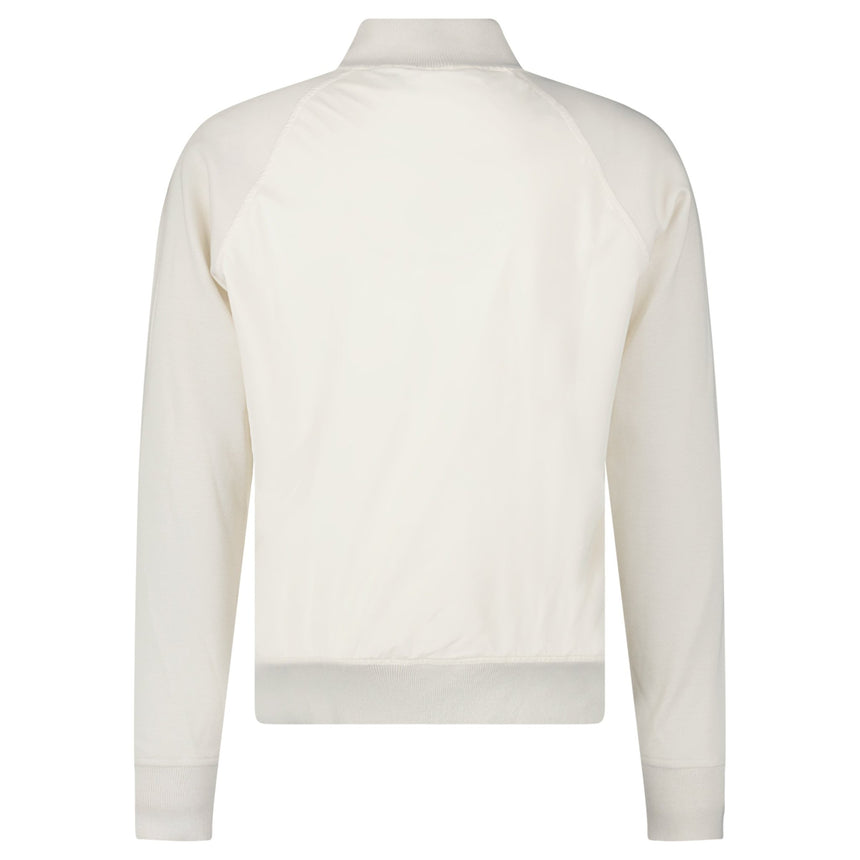 Gran Sasso Full Zip Cotton/ Nylon Jacket in Cream - Boinclo - Outlet Sale Under Retail