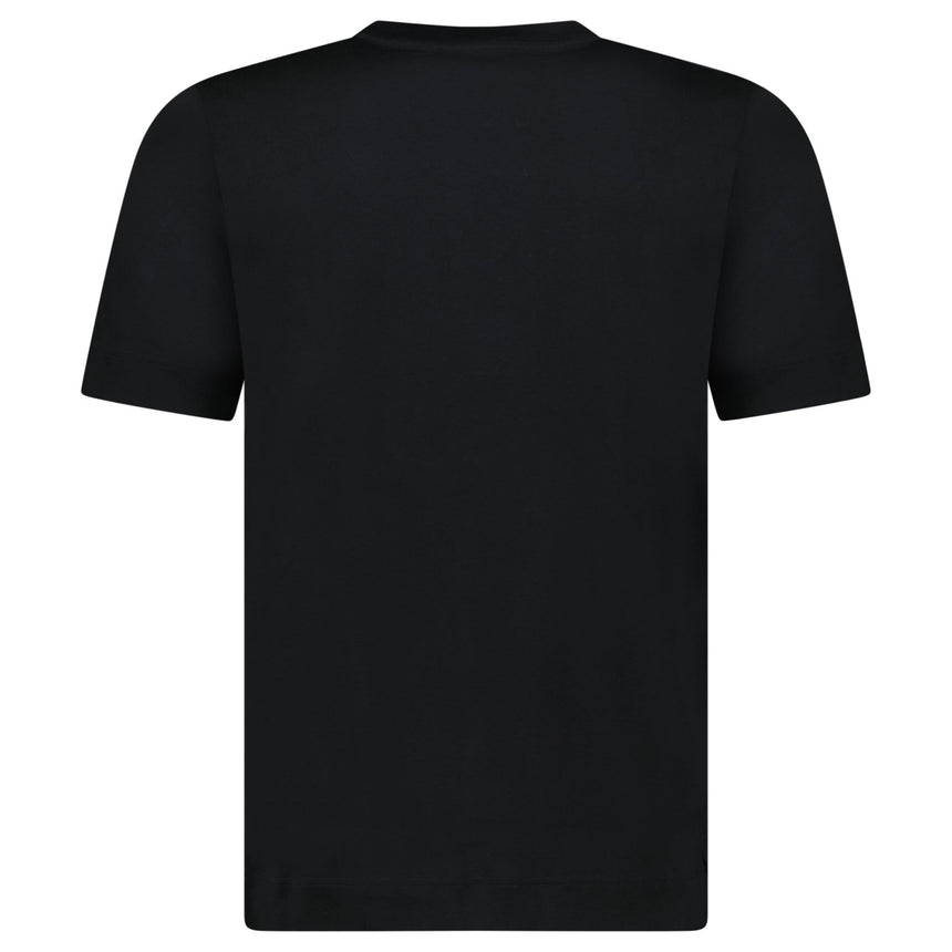 Gran Sasso Pure Cotton T-Shirt in Black - Boinclo - Outlet Sale Under Retail