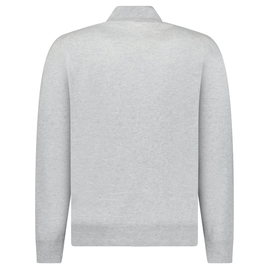 Gran Sasso Suede-Effect Panelled Jacket in Grey - Boinclo - Outlet Sale Under Retail