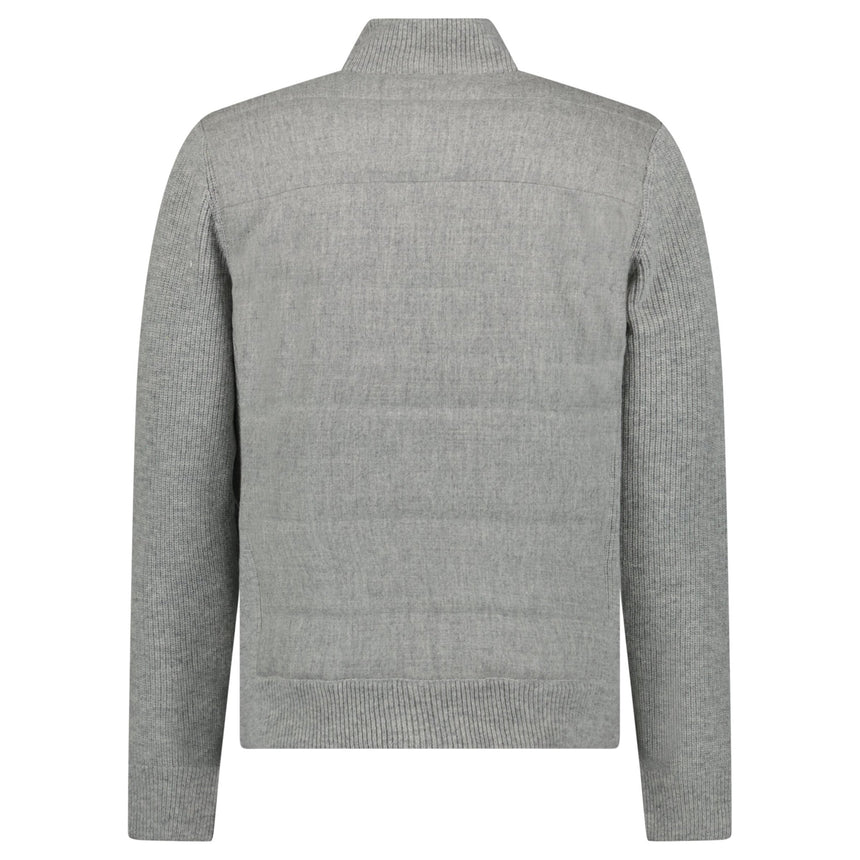 Gran Sasso Super Geelong and Flannel Wool Hybrid Jacket in Light Grey - Boinclo - Outlet Sale Under Retail