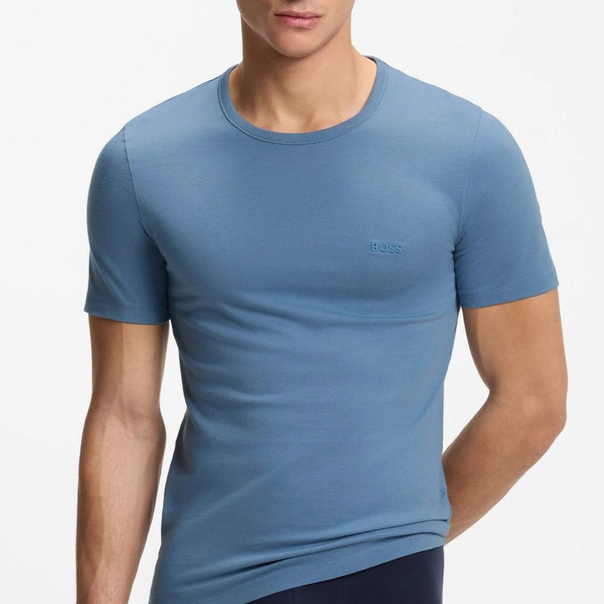 Boss Classic 3 Pack T-Shirt Blue/Dark Blue/ Navy