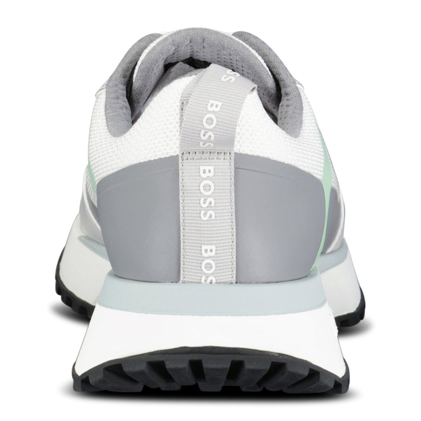 Hugo Boss Boss Logo 'Jonah' Trainers Open White - Boinclo - Outlet Sale Under Retail