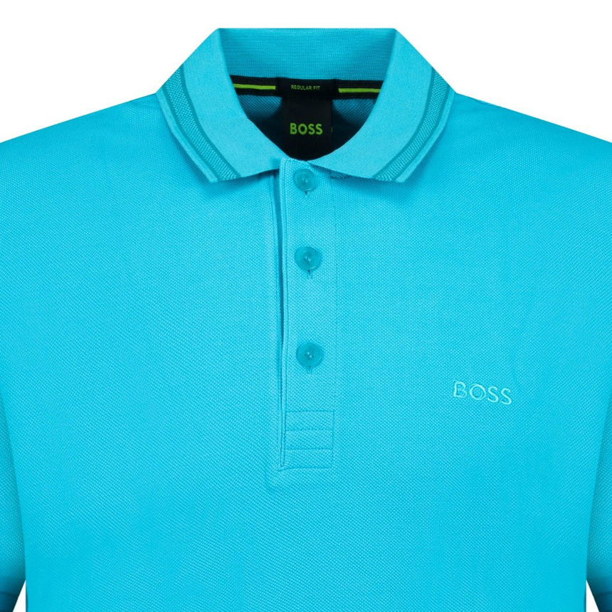 Hugo Boss Paddy Polo Shirt Light Turquoise - Boinclo - Outlet Sale Under Retail