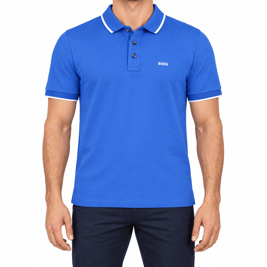 Hugo Boss Parley 190 Polo Shirt Royal Blue - Boinclo - Outlet Sale Under Retail