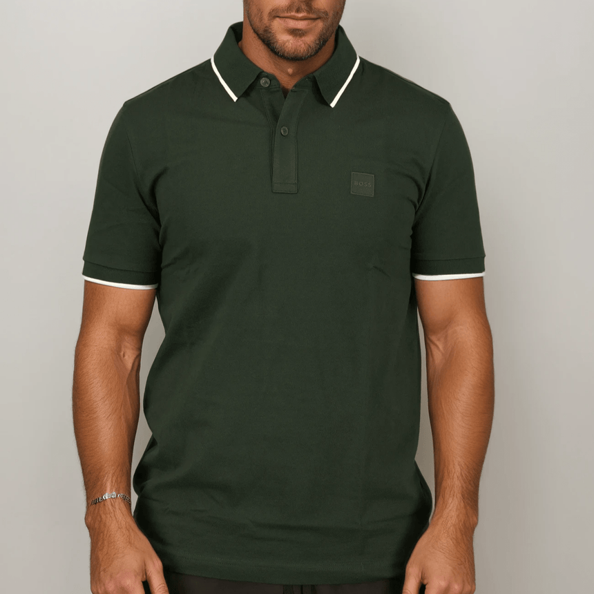 Hugo Boss Passertip Polo T-Shirt in Green - Boinclo - Outlet Sale Under Retail