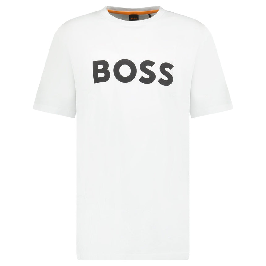Hugo Boss Thinking 1 Logo T-Shirt in White - Boinclo - Outlet Sale Under Retail
