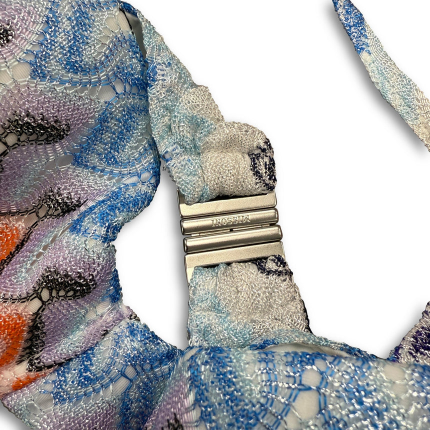 Missoni Classic Bikini Multicolour With Blue Base - Boinclo - Outlet Sale Under Retail